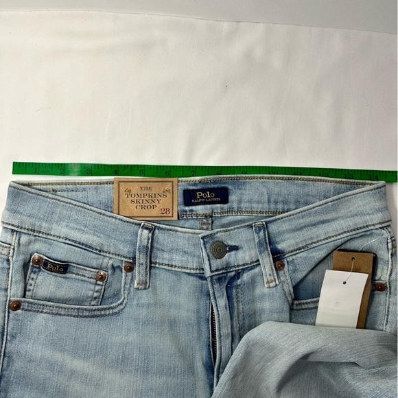 Polo Ralph Lauren The Tompkins Skinny Crop Size 28 - Picture 12 of 16